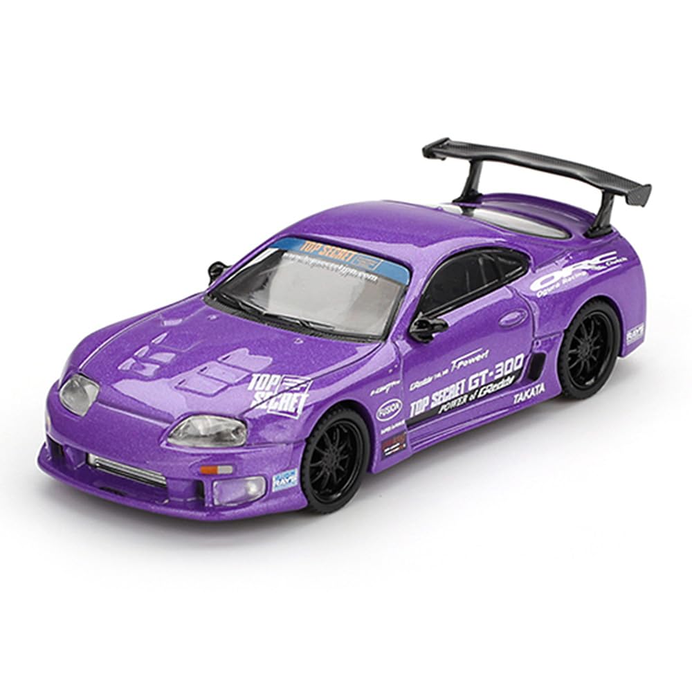 Diecast Model Car Compatible with Mini GT 1:64 Toyota Supra (A80
